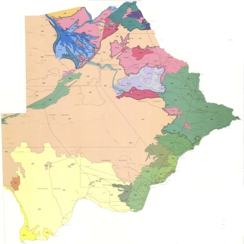 Vegetation Map of the Republic of Botswana