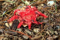 Aseroe rubra