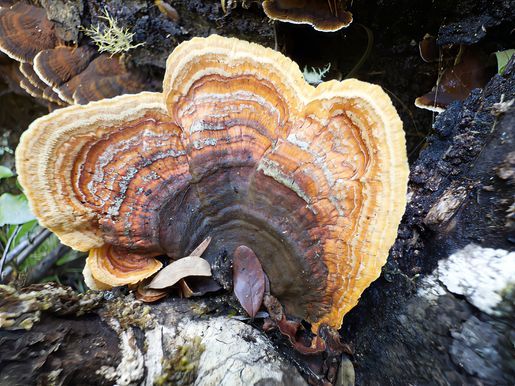Stereum ostrea · May 2025 · photo: © jeremy_rolfe (iNaturalist, cc-by)