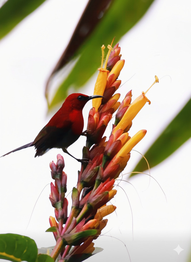 Crimson Sunbird (Aethopyga siparaja)