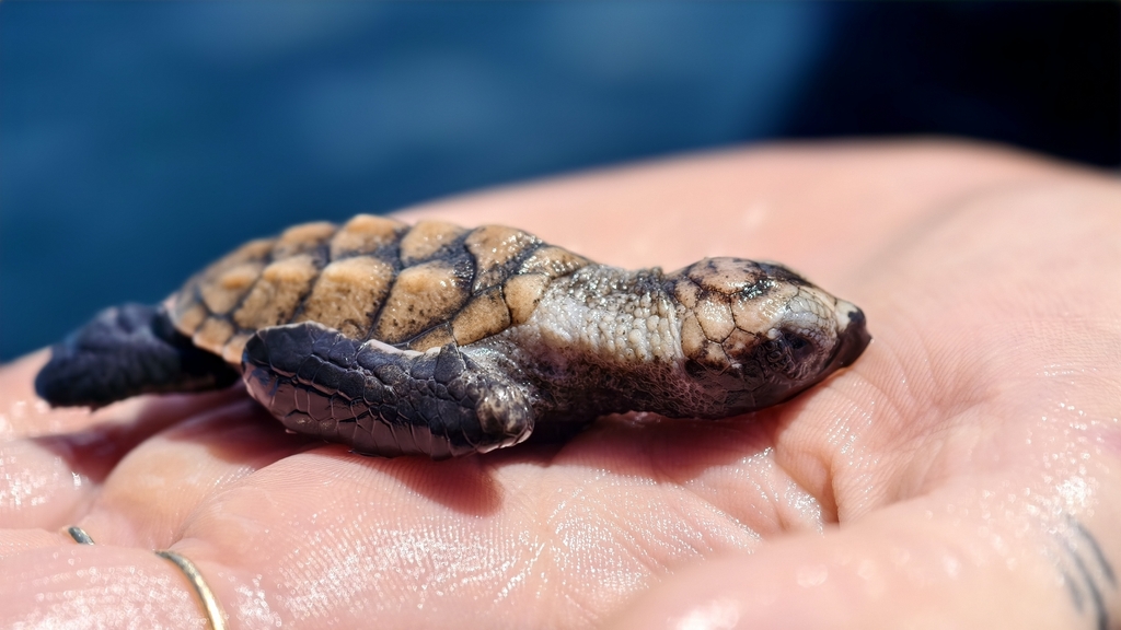 Hawksbill Sea Turtle (Eretmochelys imbricata) — recorded at Tanjung Jepun