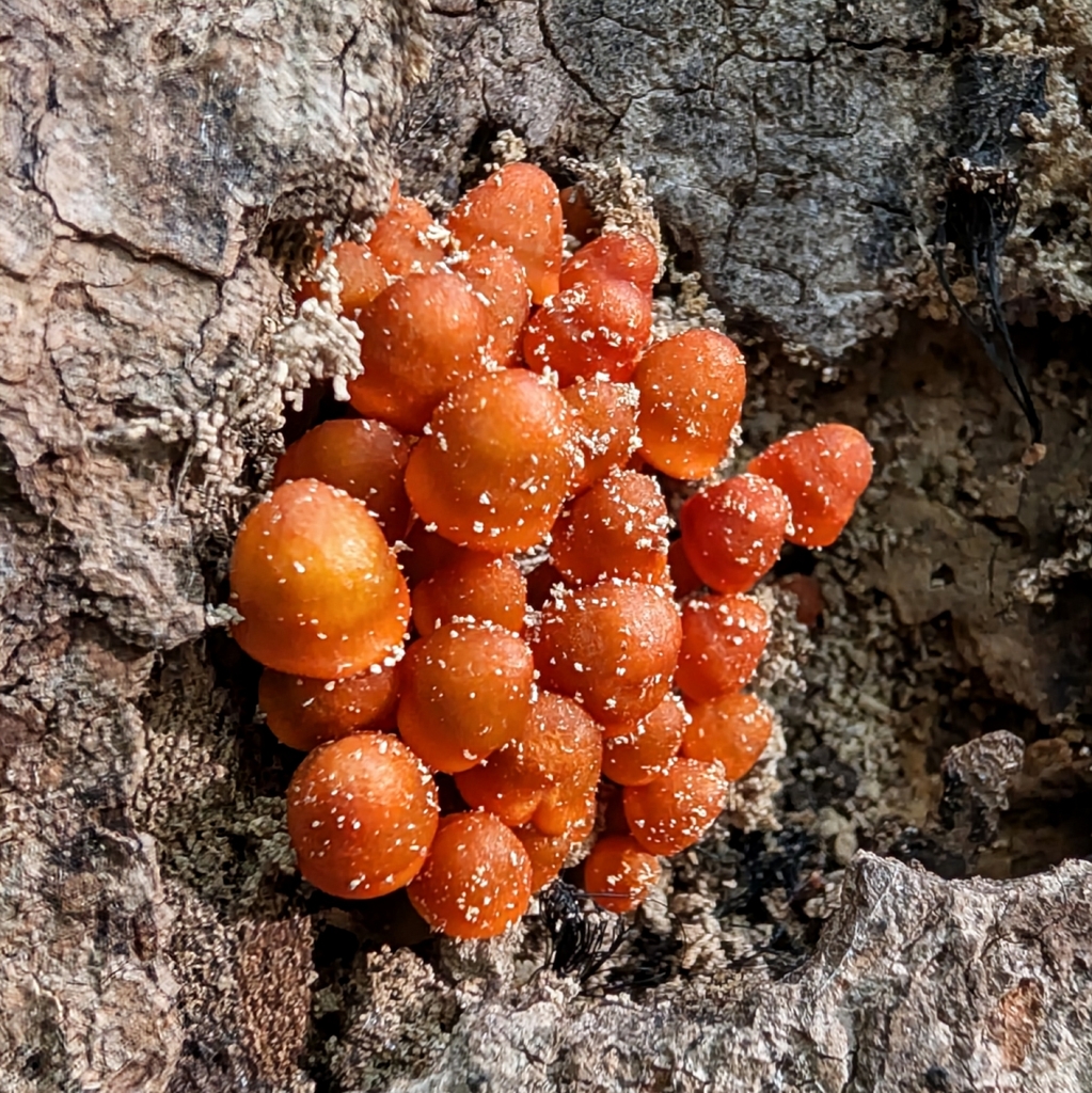 orange mycena · May 2026 · photo: Photo: no rights reserved · iNaturalist