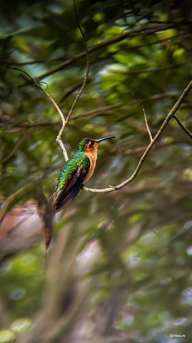 Rufous Sabrewing (Pampa rufa), photo 1